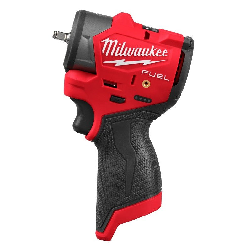 Milwaukee M12 3048-20 Impact Wrench, Battery Included, 12 VDC, 1/4 in Drive, Square Drive, 0 to 4400 ipm IPM