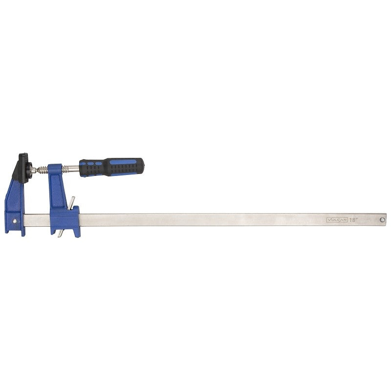 Vulcan JL-SH023-60045 Ratchet Bar Clamp, 18 in Max Opening Size, 2-1/2 in D Throat, Steel Body