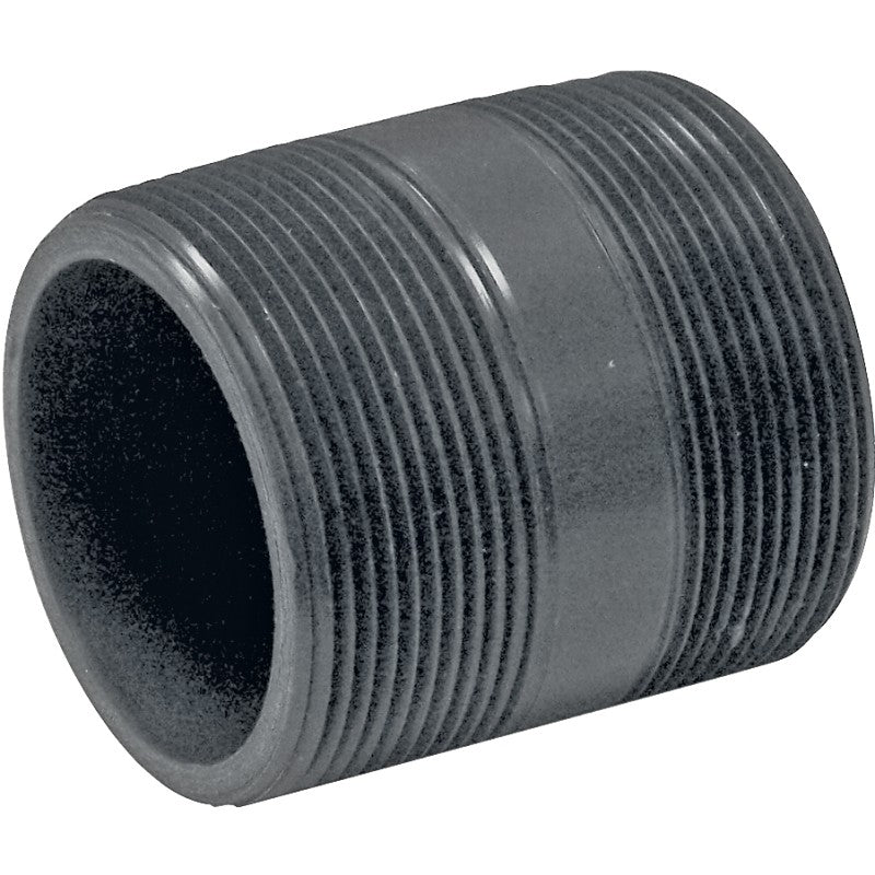 Lasco 220025BC Pipe Nipple, 2 in, PVC, SCH 80 Schedule, 2-1/2 in L