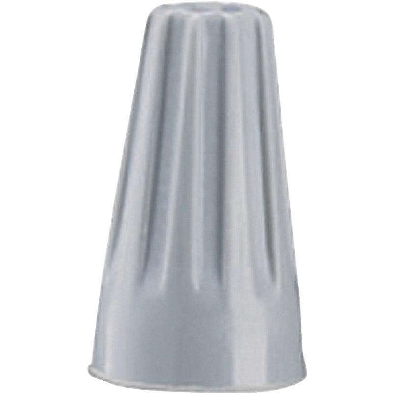 Gardner Bender WireGard GB-1 Series 10-001 Wire Connector, Gray, 22 to 16 AWG Wire, Steel Contact, 100/CT