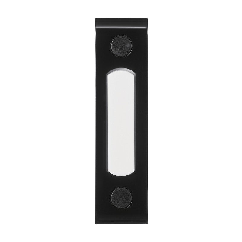 Heath Zenith 18000216 Pushbutton Doorbell, Wired, Black