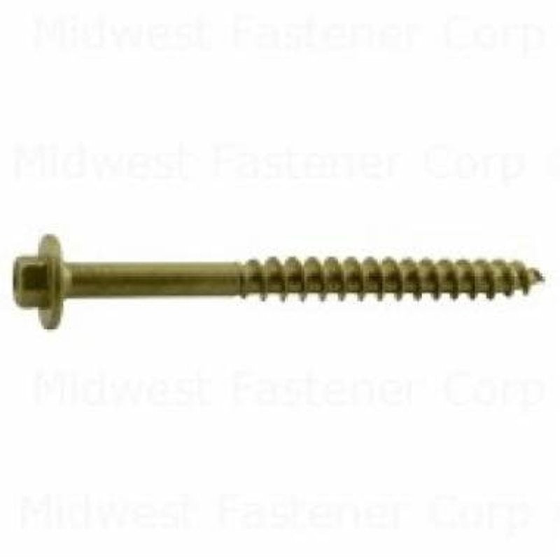 Midwest Fastener 53753 Screw, 3/8 in Thread, 3-5/8 in L, 50 PK