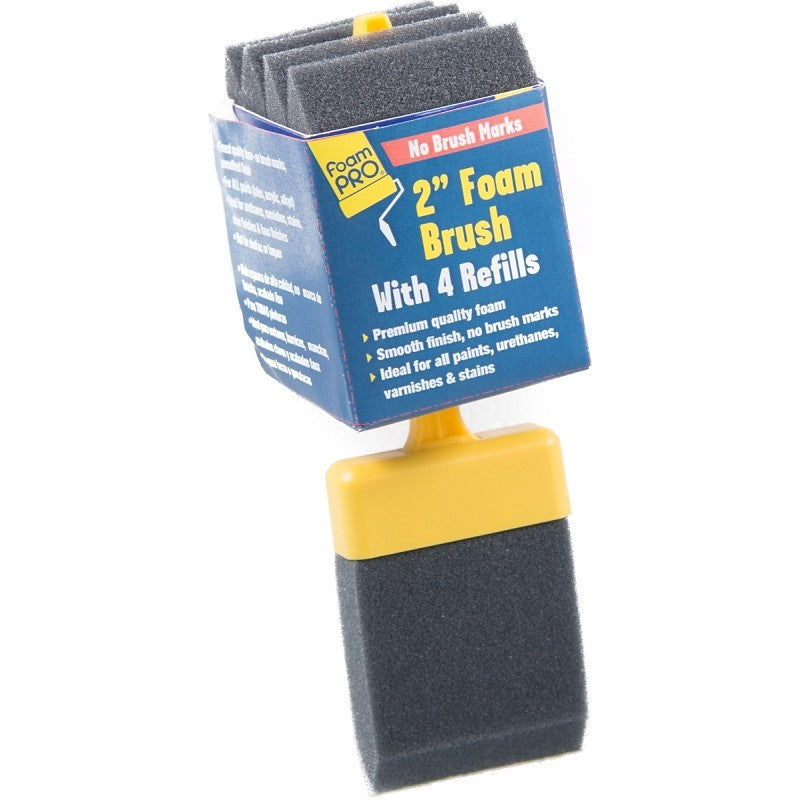 Foampro 72-4 Paint Brush, 2 in W Brush (Pack of 12)