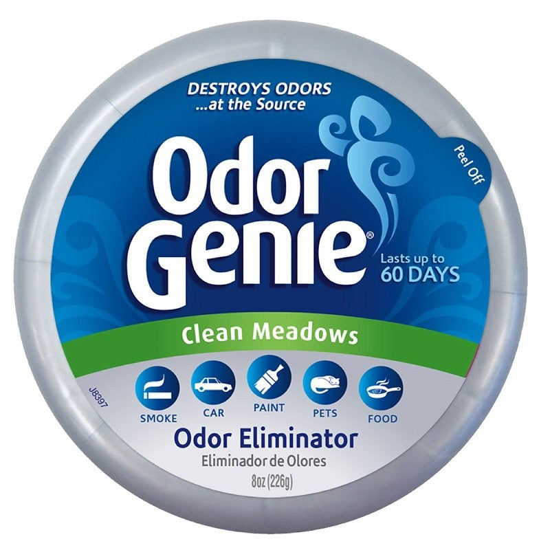 Odor Genie FG69CM Odor Eliminator, 8 oz, Clean Meadow, Gray, 60 days-Day Freshness (Pack of 6)