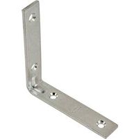 Corner Braces 3-1/2 By 3/4 By 0.12 Inch Zinc Plated Steel 4 Pack