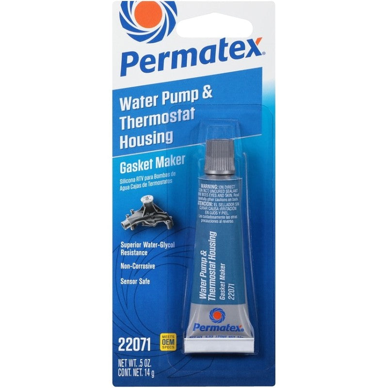 Permatex 22071 Gasket Maker, 0.5 oz Tube, Paste, Mild