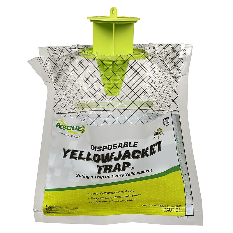 Rescue YJTD-DB12-E Disposable Yellow Jacket Trap, Includes: Attractant (Pack of 12)