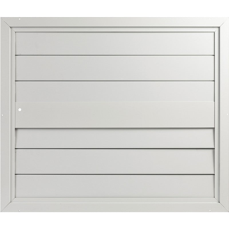 Master Flow S30 Automatic Fan Shutter, 35-3/4 in L, 30-1/4 in W, Aluminum, Enamel