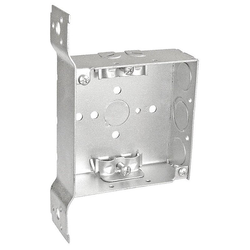 Southwire 52151-FR-UPC Junction Box, 7-Knockout, 1/2, 3/4 in Knockout, Steel, Silver, Galvanized, Side