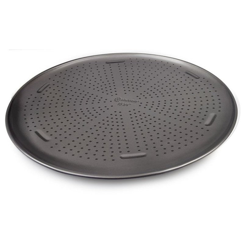 Ecolution BakeIns Series EIGY-3740 Pizza Crisper Pan, 15-3/4 in, Carbon Steel