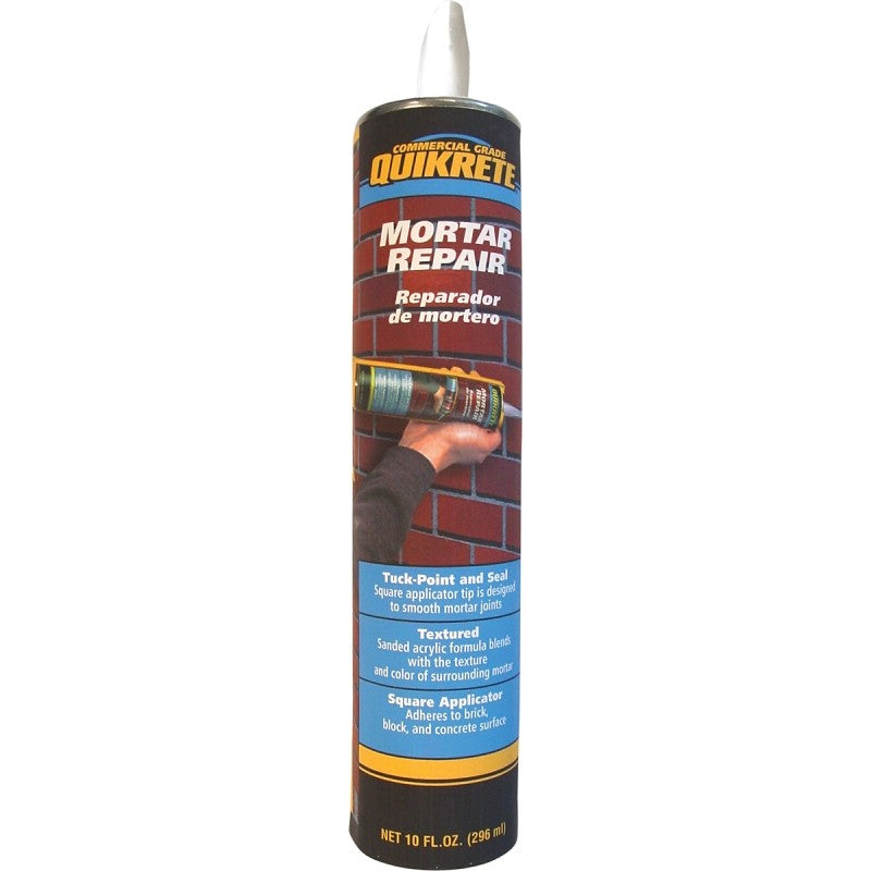 Quikrete 8620-09 Mortar Repair, Gray, 10 oz Caulking Tube