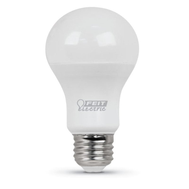 Feit Electric A800/830/10KLED/10 LED Bulb, 120 V, 800 Lumens, 10 W, A19 Lamp, 60 W Equivalent, E26 Lamp Base
