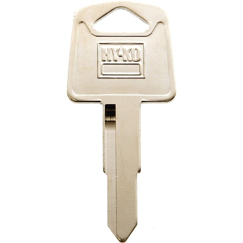 Hy-Ko 11010HD75 Key Blank, Brass, Nickel, For: Honda's Motorcycle, HD75 Key Number (Pack of 10)