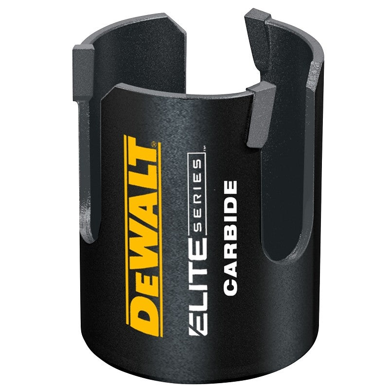 DEWALT ELITE Series DAH4214 Hole Saw, 2-1/4 in Dia, 2-7/16 in D Cutting, 5/8 in Arbor, Carbide Cutting Edge