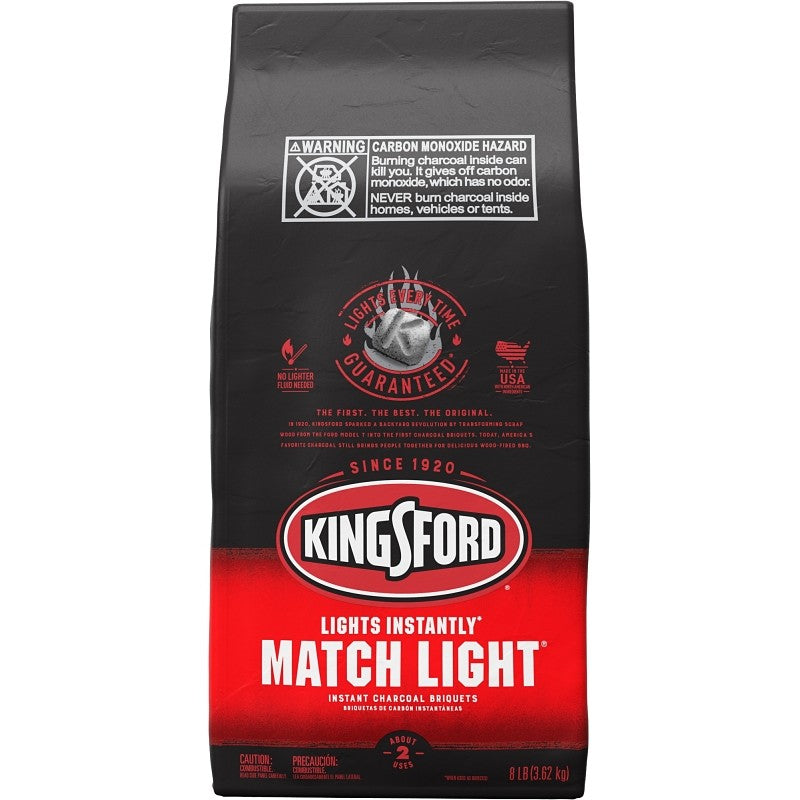 Kingsford 32111 Match Briquette, 8 lb Bag
