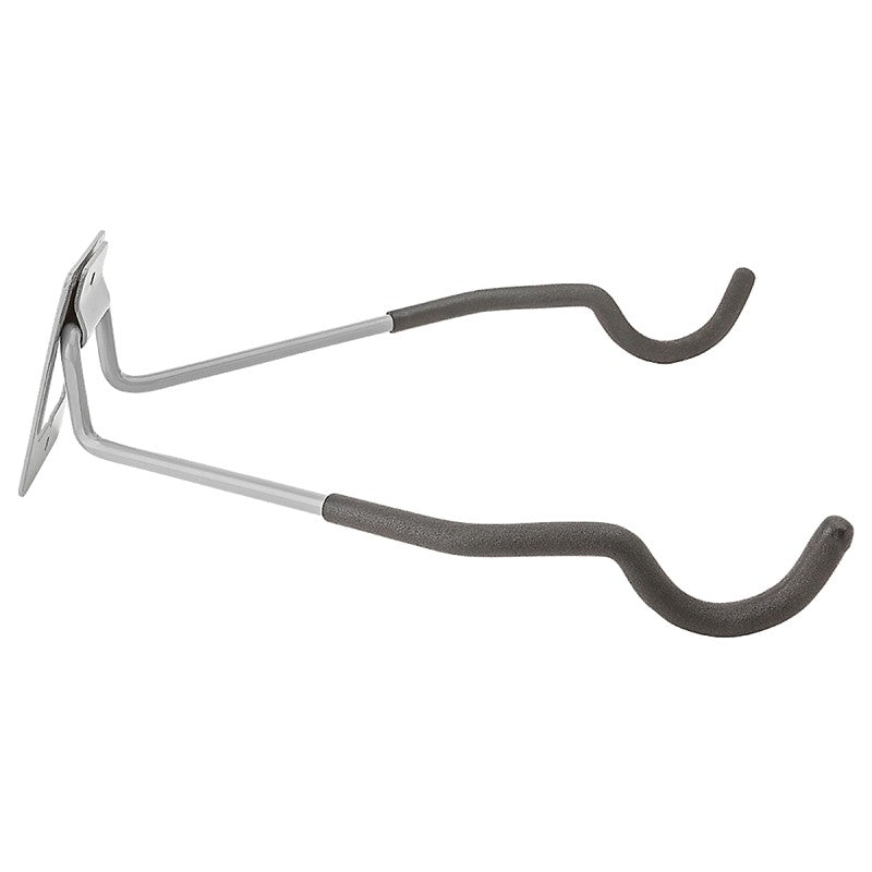 National Hardware 2230BC N112-050 Bike Hanger, 30 lb, Screw Mounting, Steel, Black/Gray