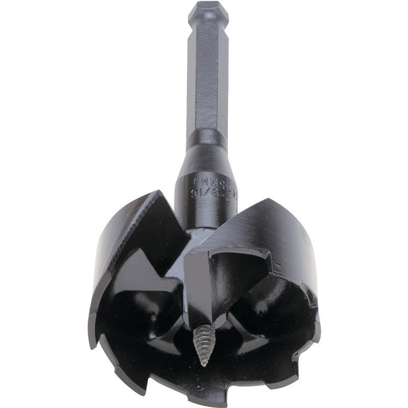 Milwaukee 48-25-2562 Drill Bit, 2-9/16 in Dia, 3-5/8 in OAL, 7/16 in Dia Shank, Hex Shank