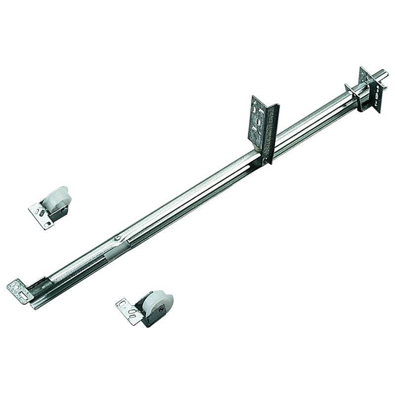 Knape & Vogt 1175P ZC 22-5/8 Drawer Slide, 50 lb, Center Undermount Mounting, 22-5/8 in L Rail, 1/2 in W Rail, Steel