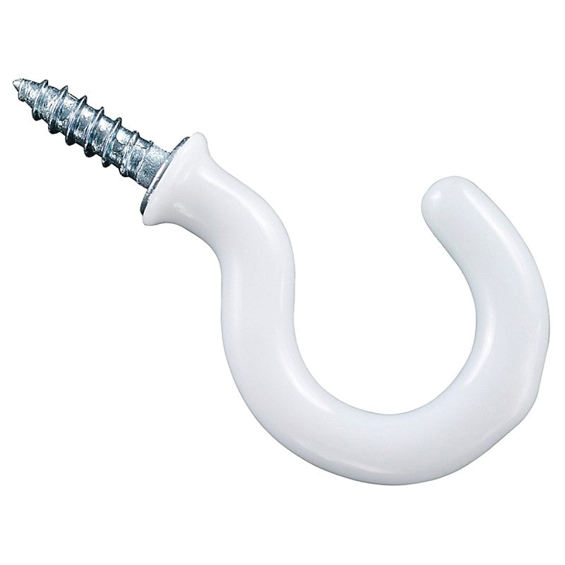 National Hardware N119-728 Cup Hook, Steel, Vinyl-Coated, 13 lb Working Load