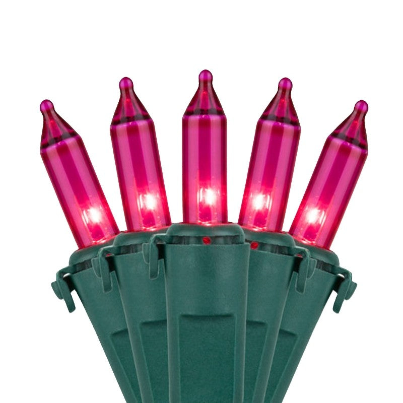 Hometown Holidays 2980-07/U13Y072Y Light Set, 2.5 V, 100-Lamp, Pink Lamp, 1000 hr Average Life