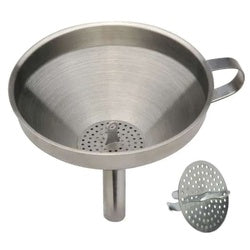 Norpro 245 Funnel, 5 in Dia, Stainless Steel, Silver
