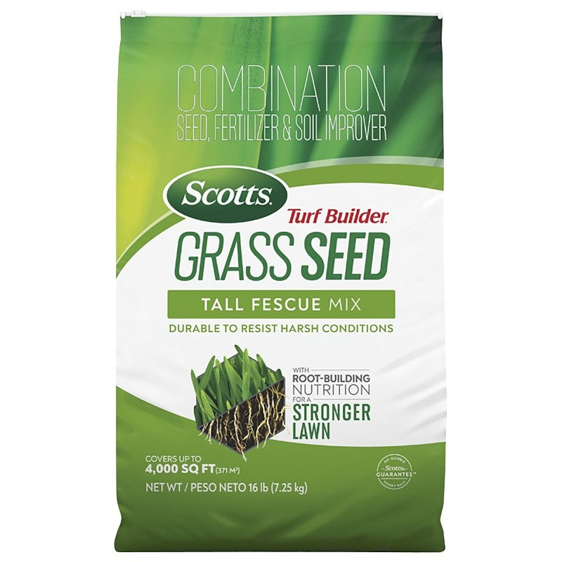 Scotts Turf Builder 18049 Grass Seed, 16 lb Bag