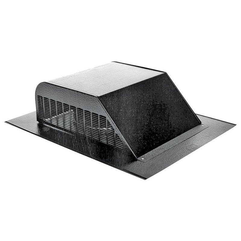 Lomanco LomanCool 750B Static Roof Vent, 16 in OAW, 50 sq-in Net Free Ventilating Area, Aluminum, Black (Pack of 6)