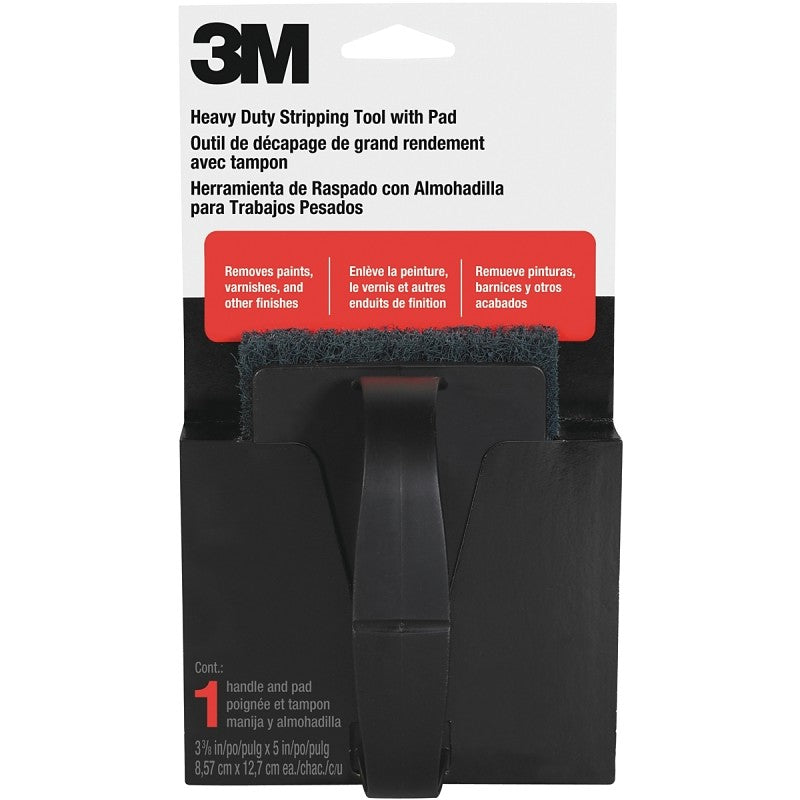 3M 10110 Stripping Tool Pad, 5 in L, 3-1/2 in W, Aluminum Oxide Abrasive