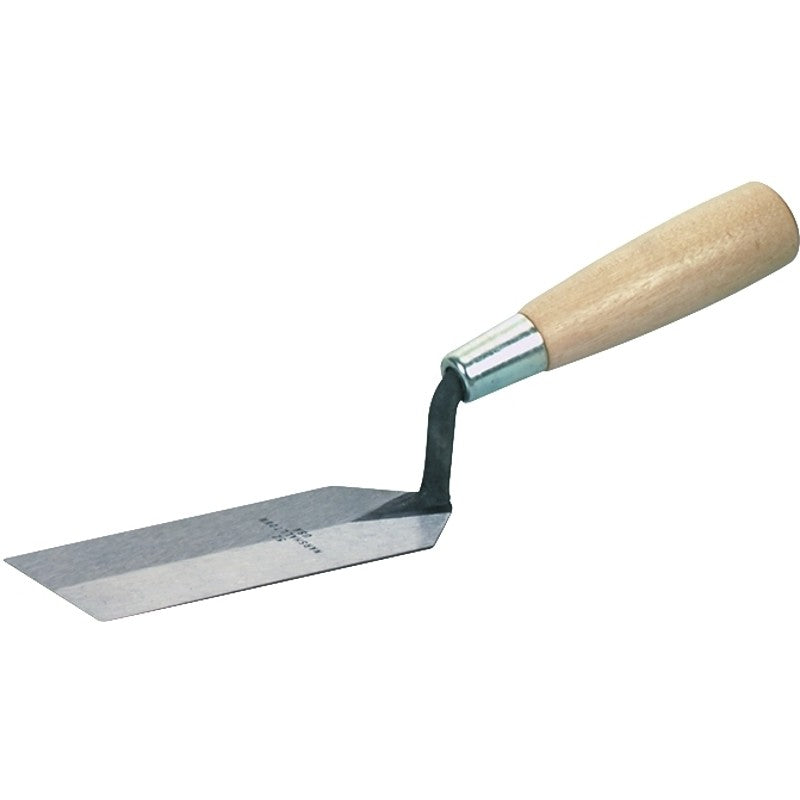Marshalltown 52 Margin Trowel, 5 in L Blade, 2 in W Blade, HCS Blade, Wood Handle