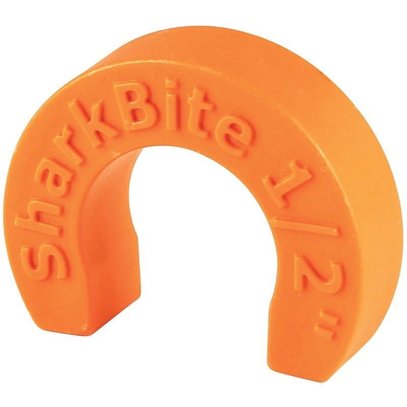 SharkBite U710A Disconnect Clip, 1/2 in, Orange, Plastic