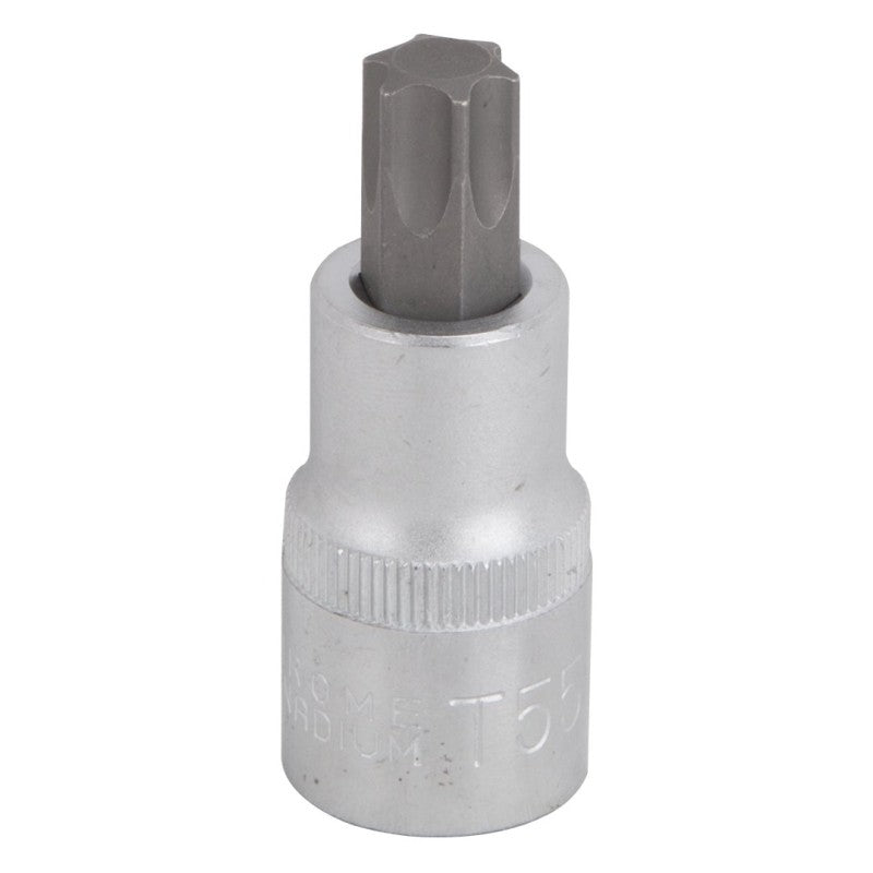 Vulcan 55050124SD Star Bit Socket, T55 Tip, Chrome
