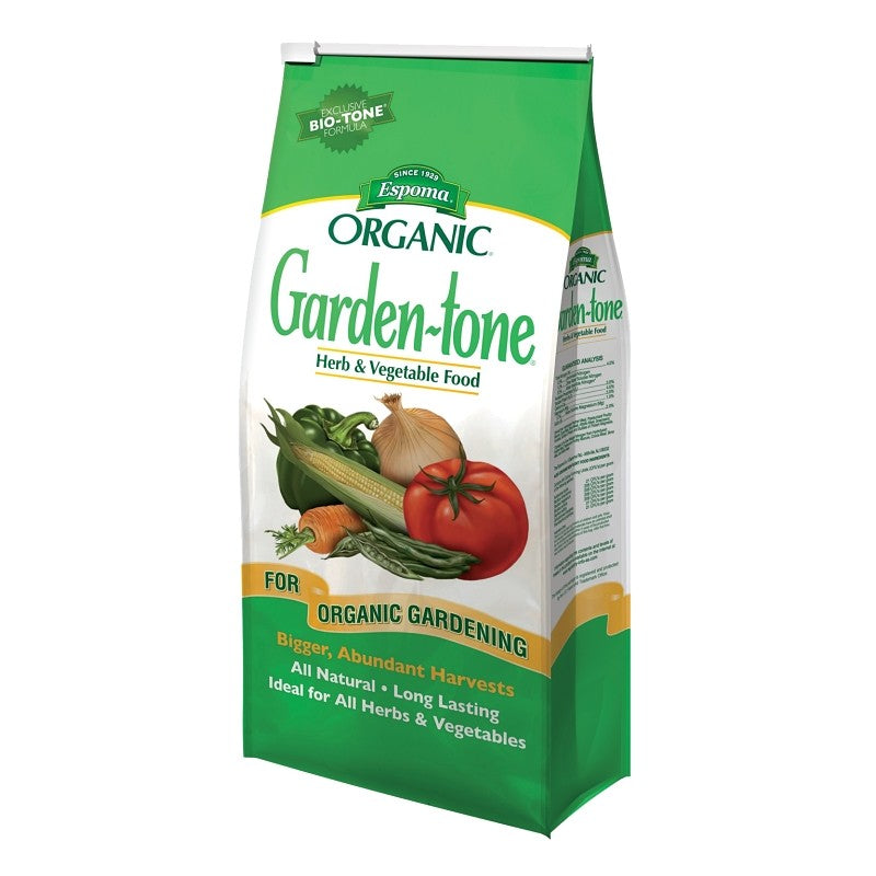 Espoma Garden-tone GT4 Organic Plant Food, 4 lb, Bag, Granular, 3-4-4 N-P-K Ratio