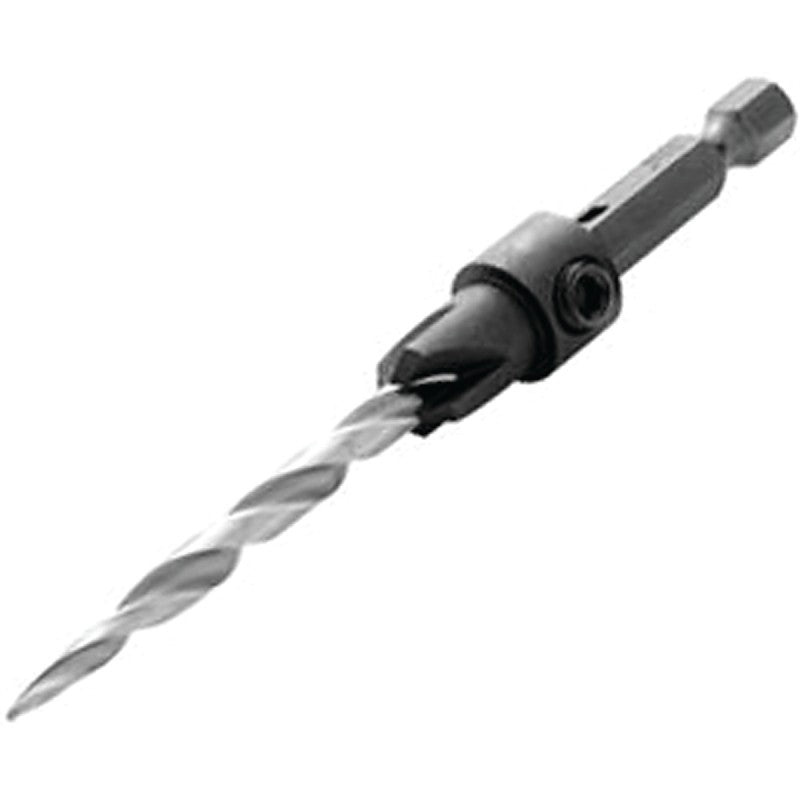 Irwin 1882792 Countersink Bit Set, Specifications: 1/4 in Shank, HSS, Includes: #4, #6, #8, #10, #12 #14 Countersinks