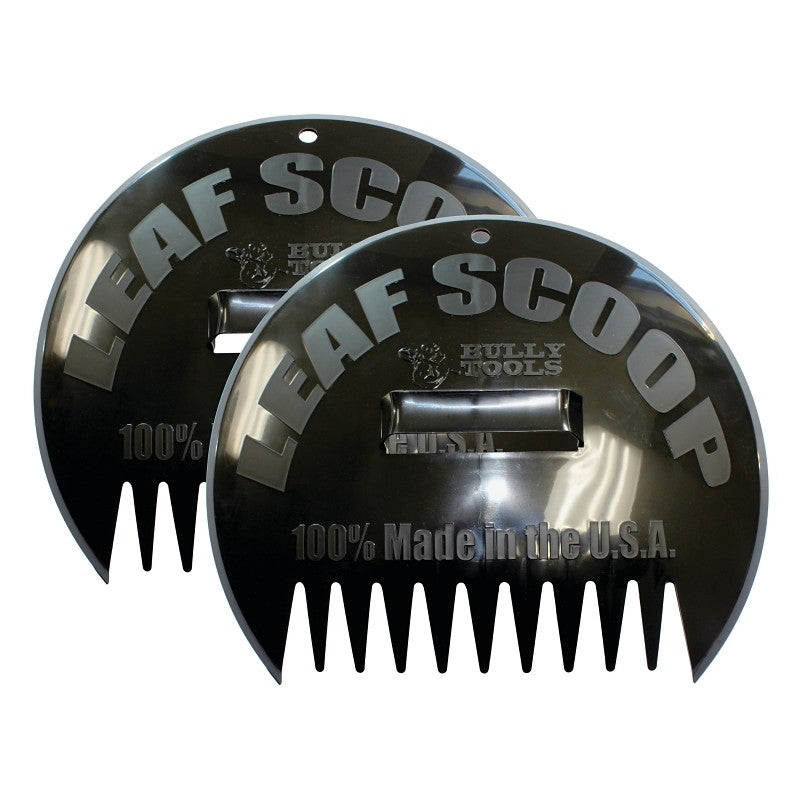 BULLY Tools 1000 Leaf Scoop, 12-1/2 in L, 14-5/8 in W, Polymer Blade, Polypropylene Handle (Pack of 12)