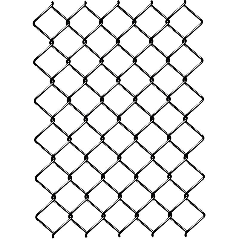 Rangemaster 10661 EZ Roll Chain-Link, 50 ft L, 72 in H, 12-1/2 Gauge, Zinc