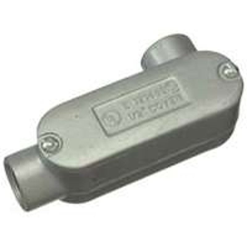 Halex 58907 Conduit Body, LR, 3/4 in Hub, 5-5/64 in OAL, Threaded, Aluminum