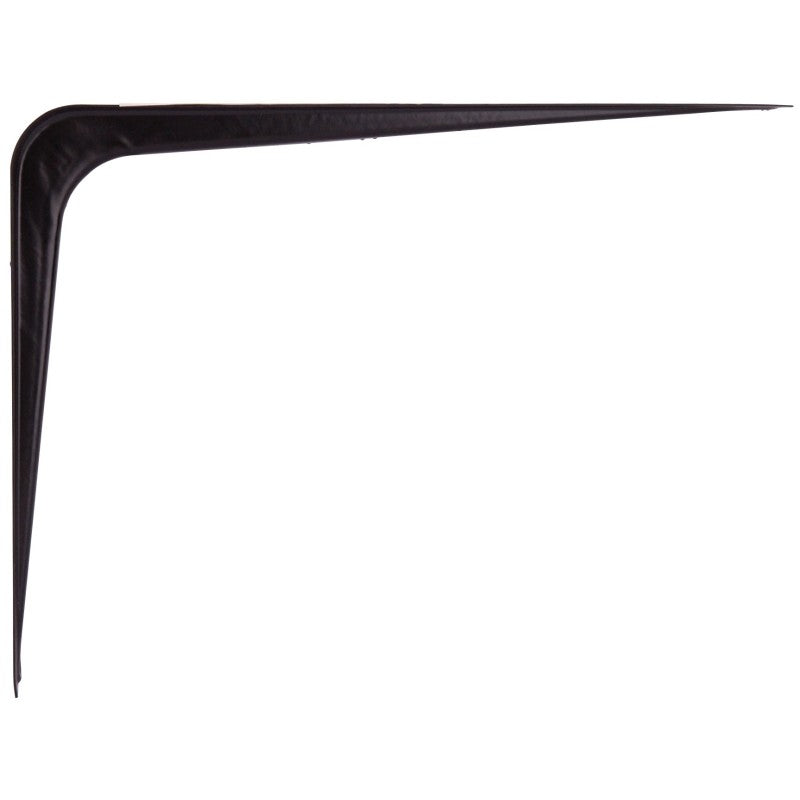 ProSource 21140BK-PS Shelf Bracket, 110 lb/Pair, 10 in L, 8 in H, Steel, Black (Pack of 20)