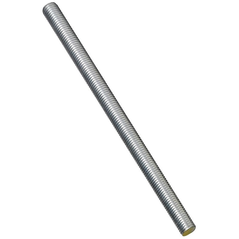 National Hardware N179-648 Threaded Rod, 3/4-10 Thread, 72 in L, A Grade, Steel, Zinc, UNC Thread