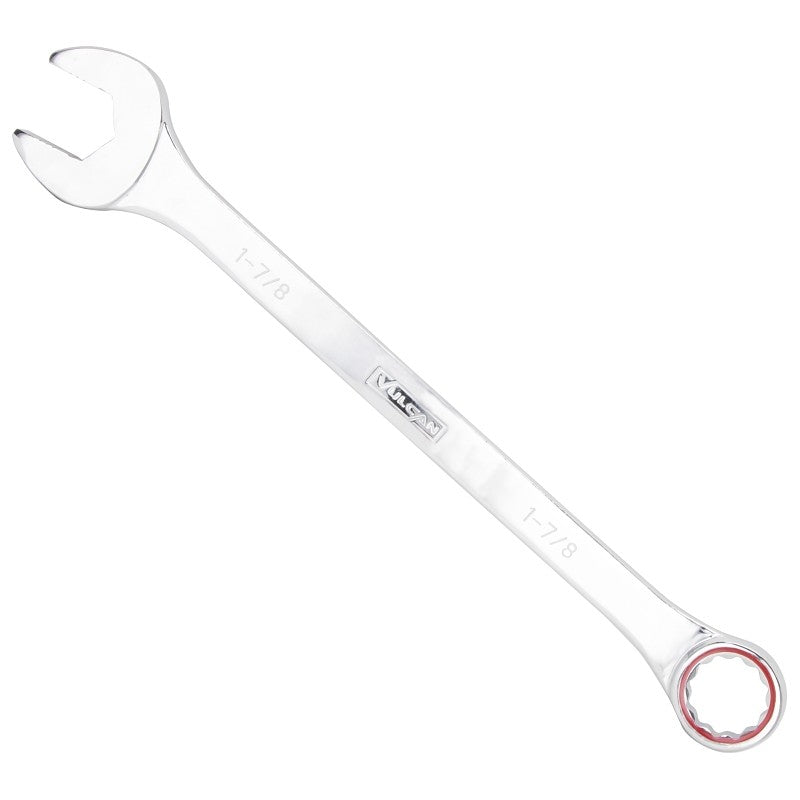 Vulcan MT1-7/8 Combination Wrench, SAE, 1-7/8 in Head, Chrome Vanadium Steel