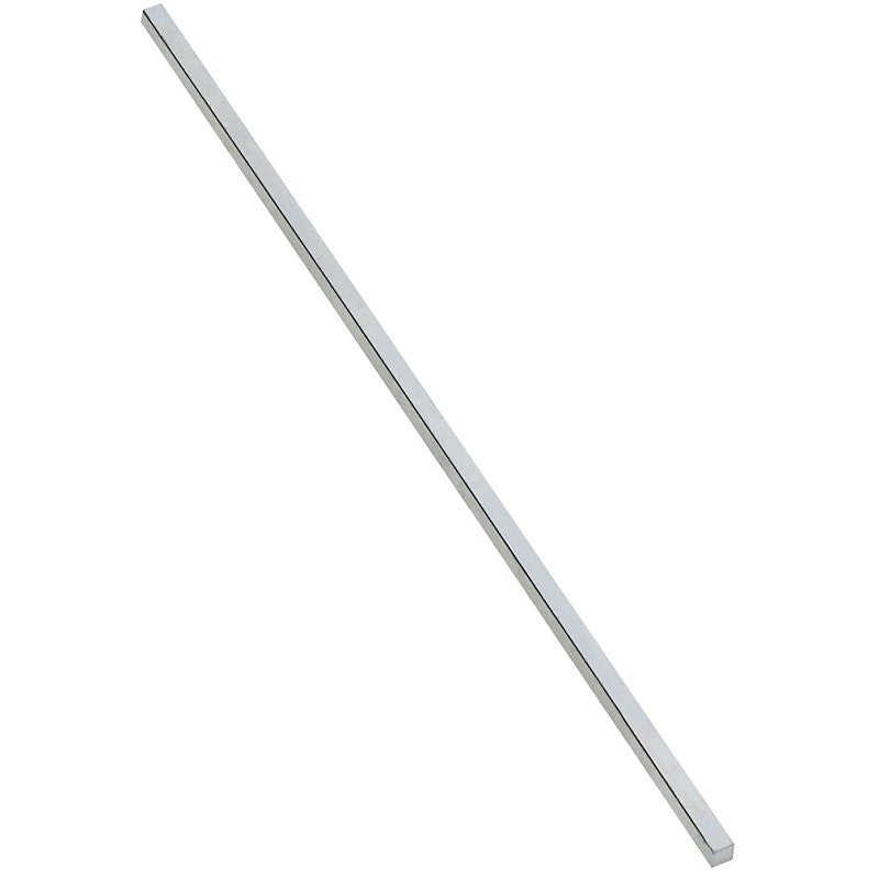 National Hardware 4030BC Series N180-174 Key Stock, 1/4 in W, 1/4 in H, 12 in L, Steel, Zinc