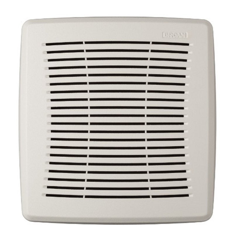 Broan FGR101 Bathroom Exhaust Fan Grille, 9-1/2 in L, 9-1/4 in W, Polypropylene, White