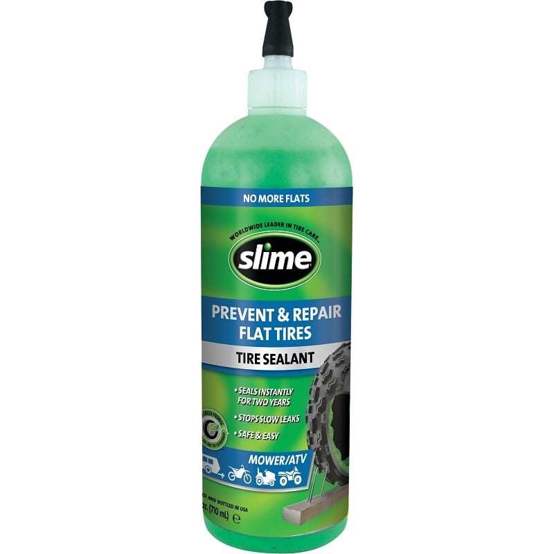 Slime 10008 Tire Sealant, 24 oz Squeeze Bottle, Liquid, Characteristic