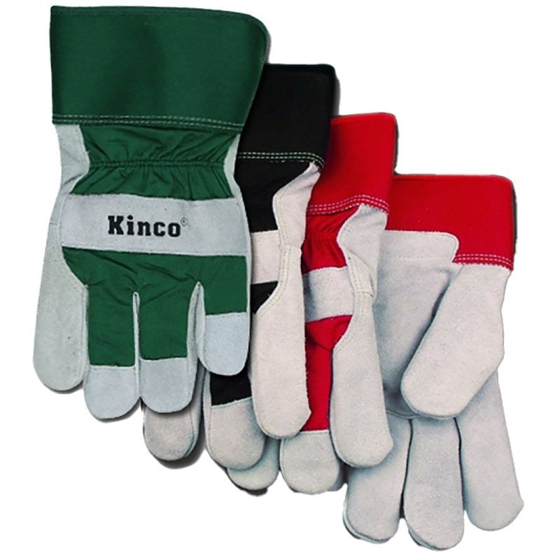 Heatkeep 1932-L Protective Gloves, Men's, L, Wing Thumb, Black/Green