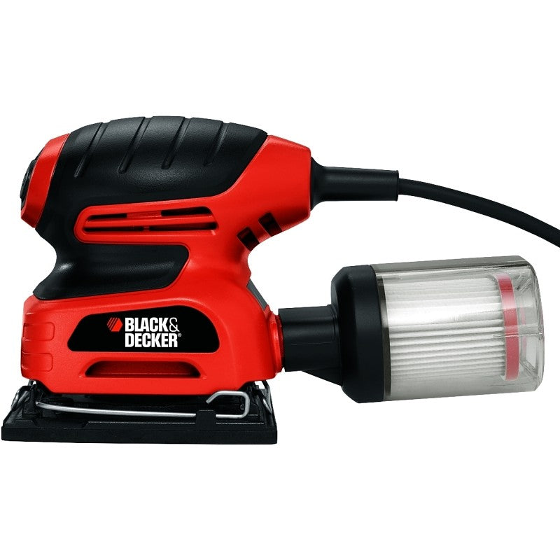 Black+Decker BDEQS300/QS900 Orbit Sander with Paddle Switch Actuation, 2 A