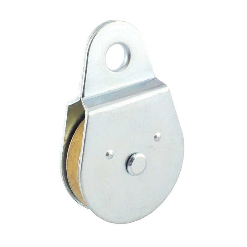 Baron 0171ZD-1-1/2 Pulley Block, Single Swivel Eye, 1-1/2 in Rope, 420 lb Working Load, Zinc