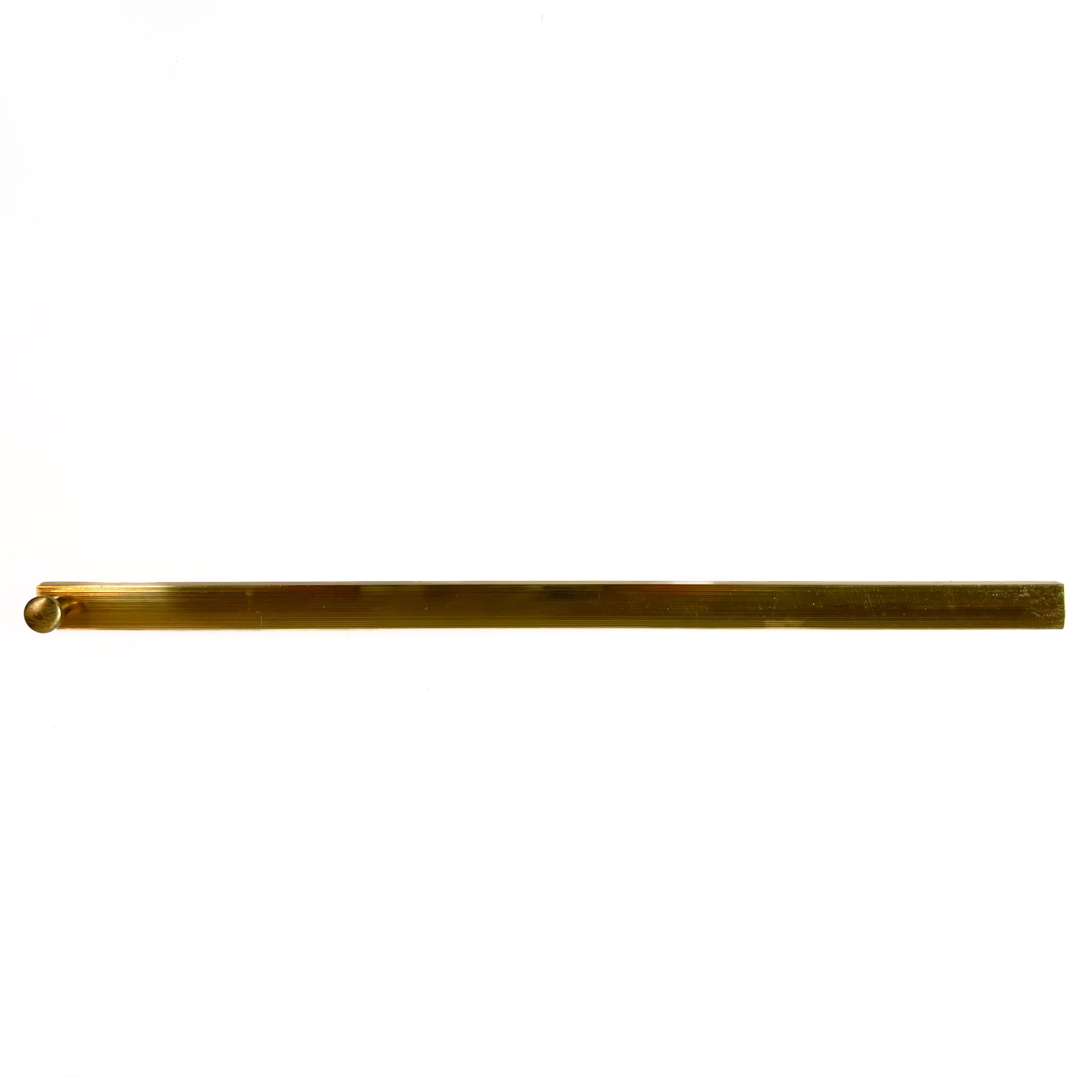 Surface Bolt 12 Inch Solid Brass Polished Brass