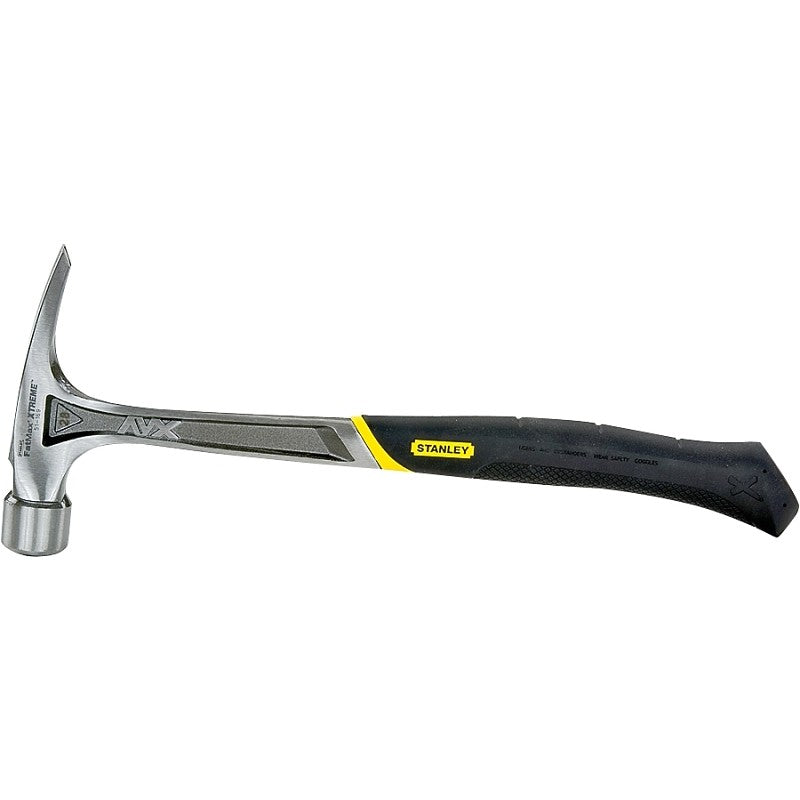 STANLEY 51-169 Framing Hammer, 28 oz Head, Rip Claw, Checkered Head, Steel Head, 16 in OAL