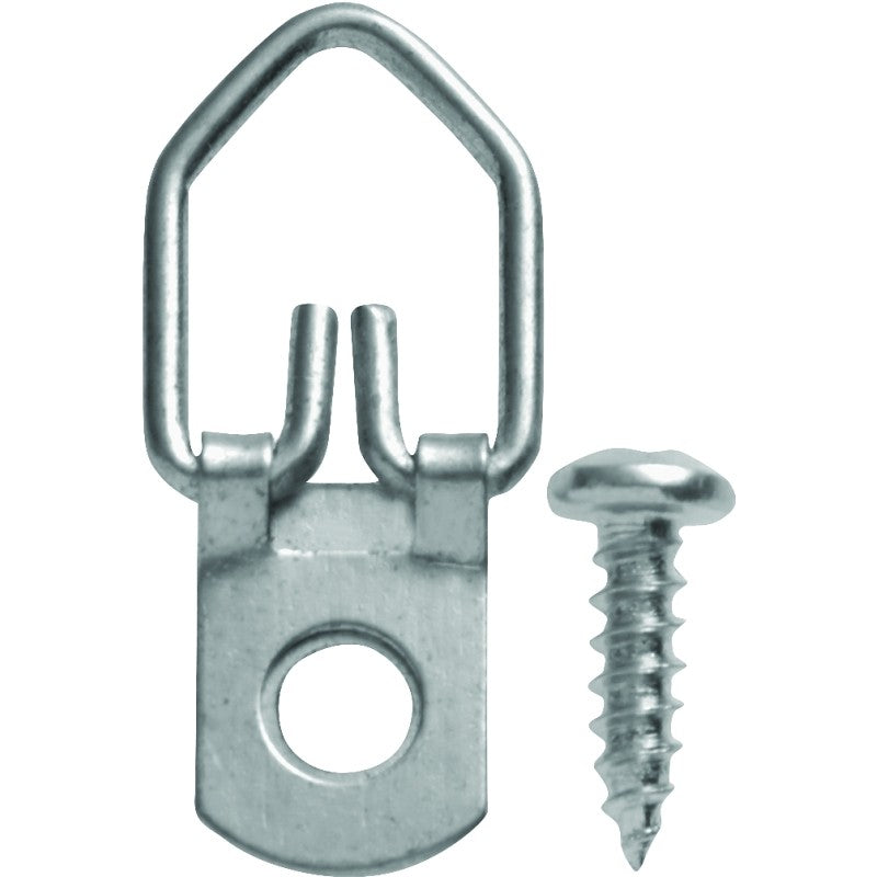 OOK 50206 Picture Hanger, 30 lb, Steel, Zinc