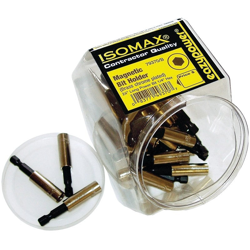 Eazypower 00370 Bit Holder, 1/4 in Drive, Hex Drive