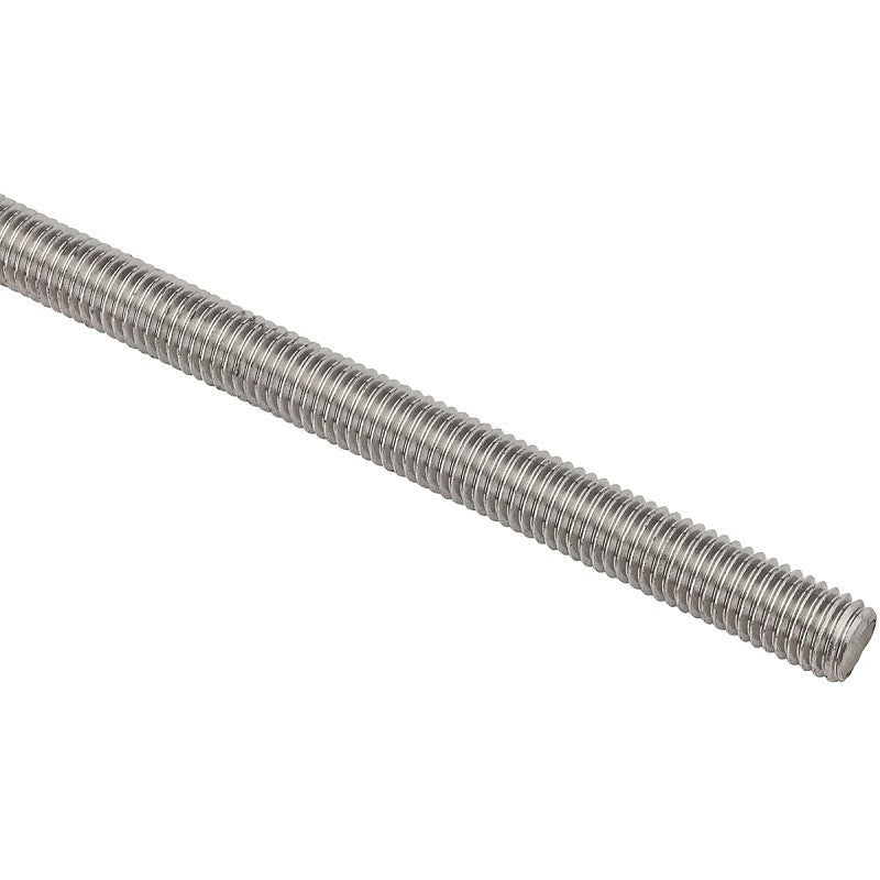 National Hardware 4002BC Series N218-255 Threaded Rod, 1/2-13 in Thread, 36 in L, Coarse Grade, Stainless Steel